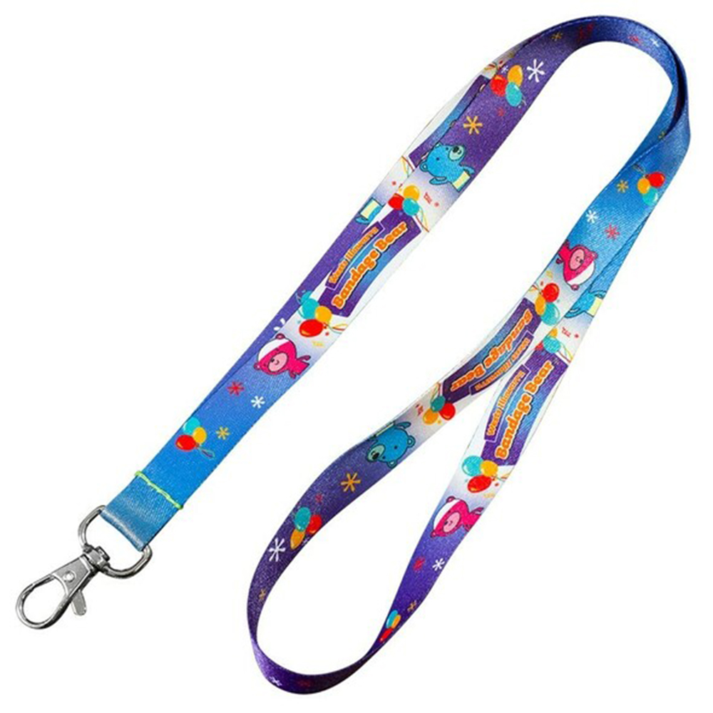 Personalized 1/2" Full Color Lanyard