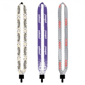 3/4" Dye-Sublimation Lanyard with Non-Swivel Plastic Hook with Logo