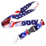 1" Buckle Release Full Color Lanyard with Logo