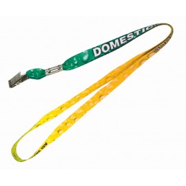 Recycled Polyester Rush Lanyard (1"x36") with Logo