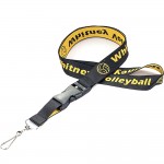 3/4" Buckle Release Woven Lanyard with Logo