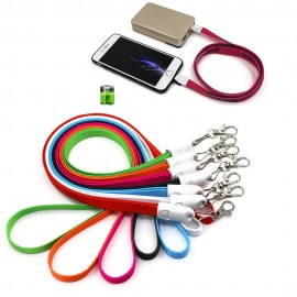 Charging Cable Lanyard with Logo