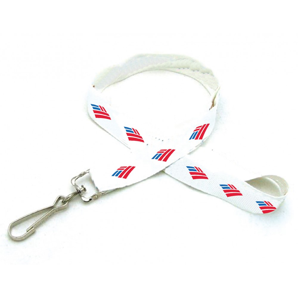3/8" Digitally Sublimated Recycled Lanyard w/ Sew on Breakaway with Logo