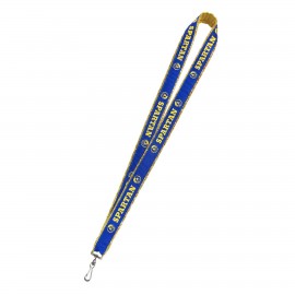 1" Glitter Standard Lanyard with Logo