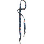 1/2" Dye Sublimated Double Swivel Lobster Claw Lanyard with Logo