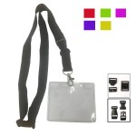 Promotional Polyester Lanyards 3/4" With PVC Badge Holder
