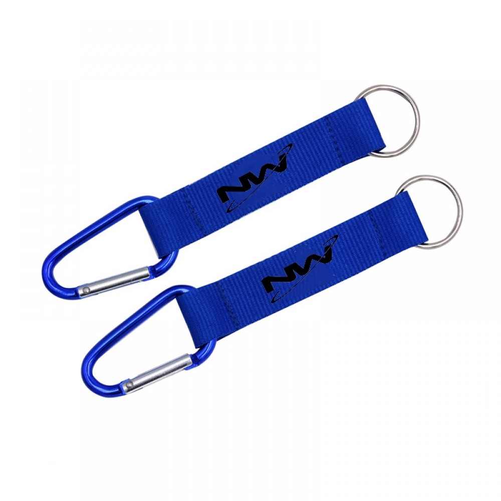 Carabiner With Key Chain Lanyard with Logo