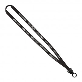 Evolution12 - 1/2" Polyester Welded Lanyard With Trapezoid And Plastic O-Ring with Logo  Evolution12 - 1/2" Polyester Welded Lanyard With Trapezoid And Plastic O-Ring with Logo