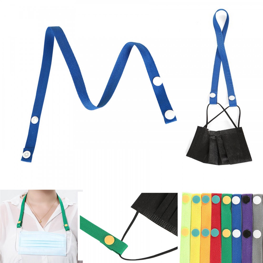 Reuseable Face Mask Lanyard Logo Imprinted Reuseable Face Mask Lanyard Logo Imprinted