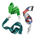 Lanyards Eco Recycled PET w/ Full Color Imprint (1") with Logo