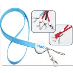 Logo Imprinted 3-IN-1 Lanyard USB Cable