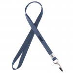 Polyester Name Tag Lanyard with Metal Hook with Logo