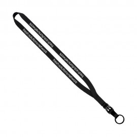 Promotional 1/2" Smooth Nylon Slide Release Lanyard