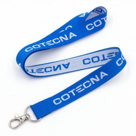 3/4" Woven Lanyard with Logo
