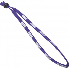 7/16" Nylon Elastic Lanyard (36" Long) with Logo  7/16" Nylon Elastic Lanyard (36" Long) with Logo