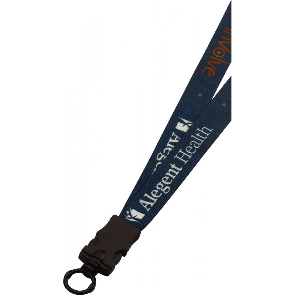 Promotional 3/4" Dye-Sublimated Waffle Weave Lanyard Promotional 3/4" Dye-Sublimated Waffle Weave Lanyard