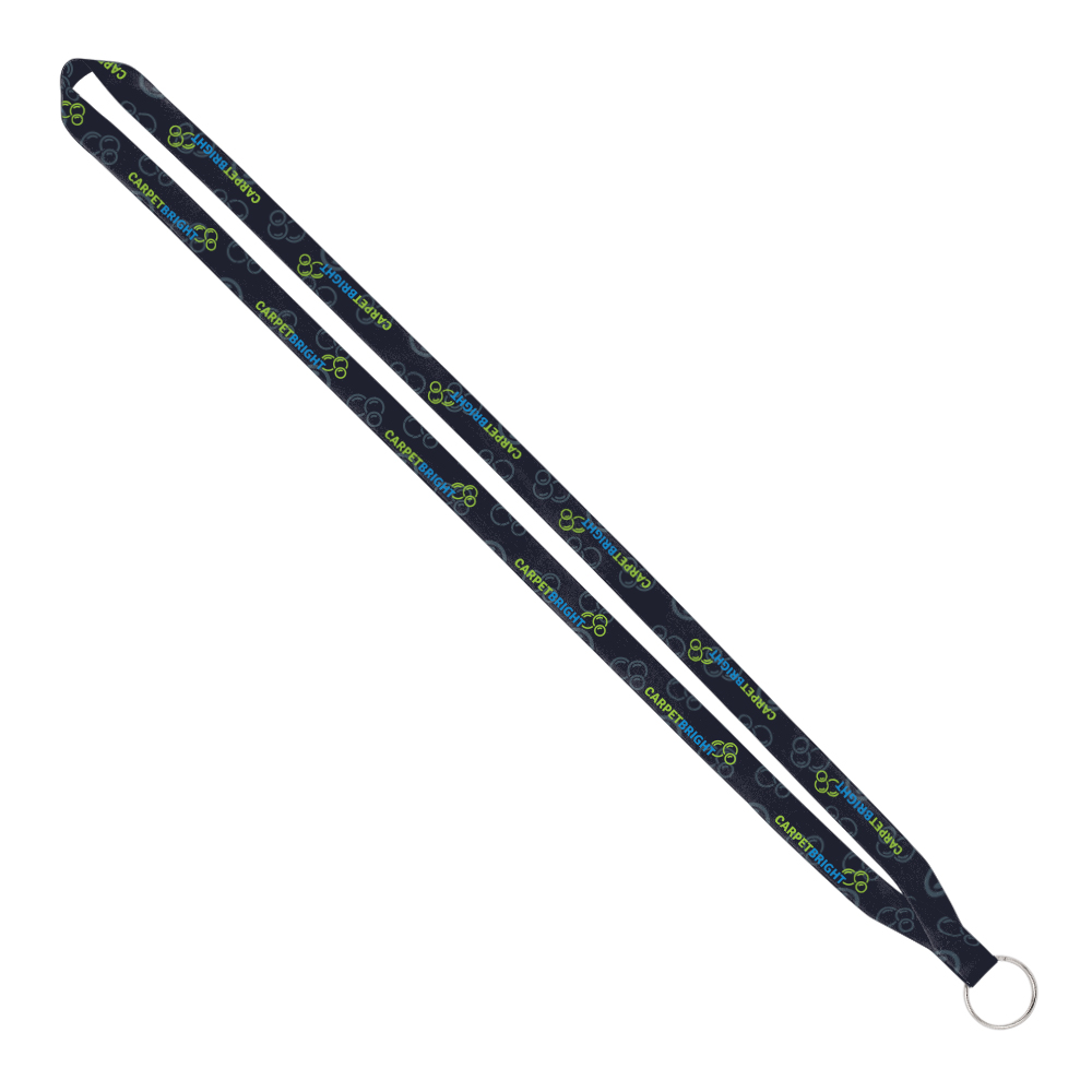 Import Rush 1/2" Dye-Sublimated Lanyard With Sewn Silver Metal Split-Ring with Logo Import Rush 1/2" Dye-Sublimated Lanyard With Sewn Silver Metal Split-Ring with Logo