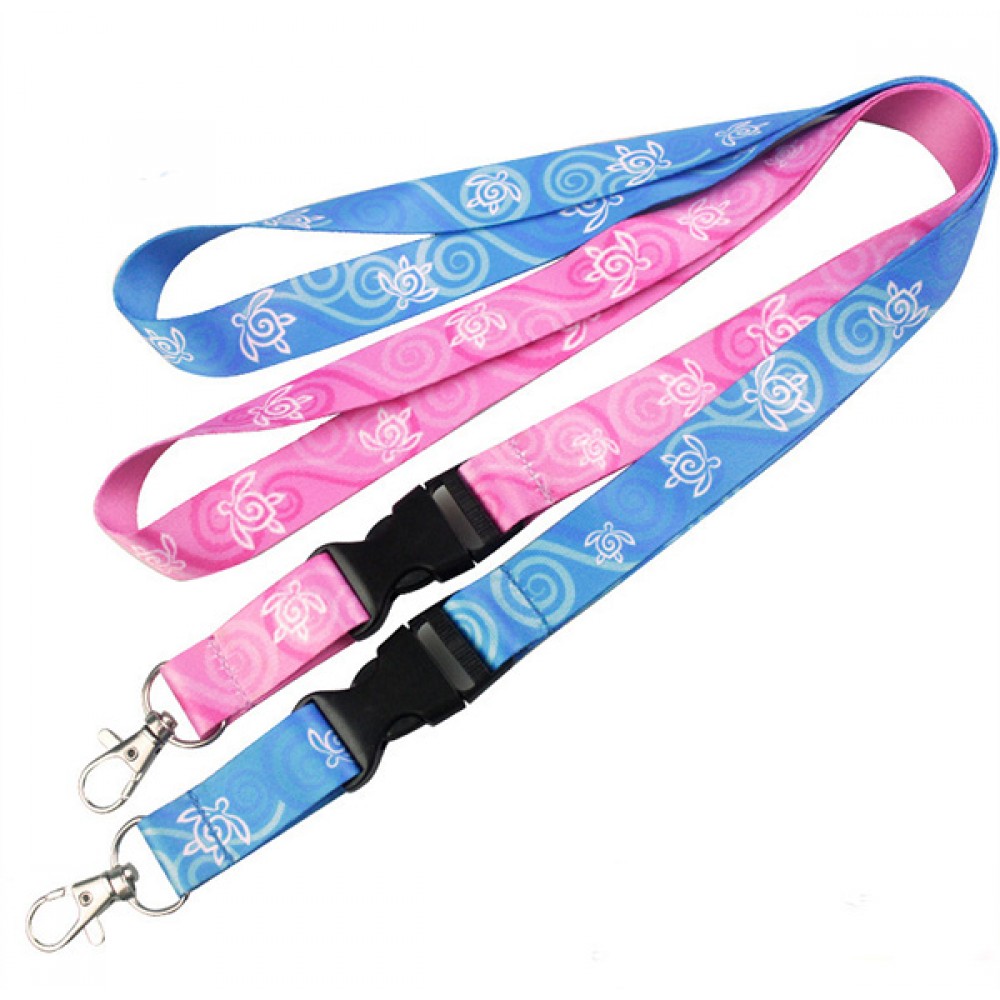 3/4" Dye Sublimation Lanyard Custom Printed