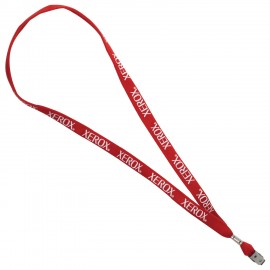 Personalized 5/8" Factory Direct Two Ply Cotton Lanyard  Personalized 5/8" Factory Direct Two Ply Cotton Lanyard