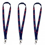 3/4" Full Color Polyester Neck Lanyard with Logo