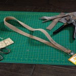 Customized Roper Leather Lanyard W/ Metal Split-Ring