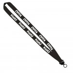 Evolution34 - 3/4" Polyester Welded Lanyard With Trapezoid And Plastic O-Ring with Logo