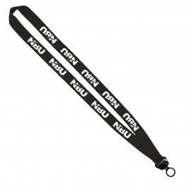 Evolution34 - 3/4" Polyester Welded Lanyard with Trapezoid and Plastic O-Ring with Logo
