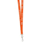 1/2" Classic Standard Lanyard Logo Imprinted