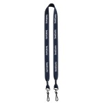 Personalized 3/4" Cotton Double Swivel Hook Lanyard