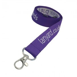 1" Woven Lanyard with Logo