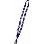 Personalized 1/2" Polyester Lanyard With Plastic O-Ring