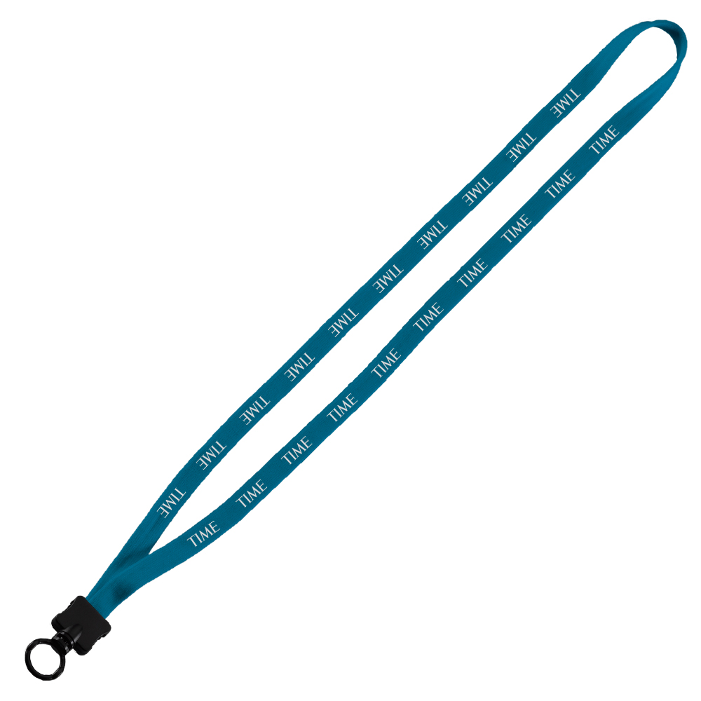Custom Imprinted 3/8" Stretchy Elastic Lanyard w/ Plastic Clamshell & O-Ring Custom Imprinted 3/8" Stretchy Elastic Lanyard w/ Plastic Clamshell & O-Ring