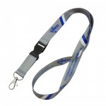 1/2" Buckle Release Full Color Lanyard with Logo