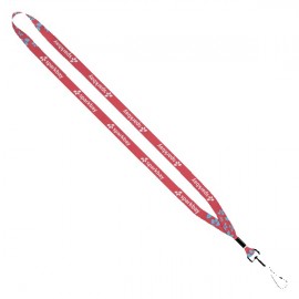 Personalized 1/2" Dye-Sublimated Lanyard with Metal Crimp and Swivel Snap Hook  Personalized 1/2" Dye-Sublimated Lanyard with Metal Crimp and Swivel Snap Hook