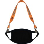 3/4" Heavy Weight Satin Lanyard Mini with Double Bulldog Clips with Logo