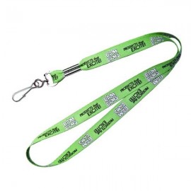 Recycled Polyester Rush Lanyard (36"x3/4") with Logo  Recycled Polyester Rush Lanyard (36"x3/4") with Logo