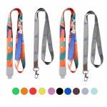 Customized MOQ 30pcs Polyester Custom Hang Tag Lanyard