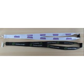 Promotional 3/4" Wide Eco Friendly Lanyard w/One Standard Attachment  Promotional 3/4" Wide Eco Friendly Lanyard w/One Standard Attachment