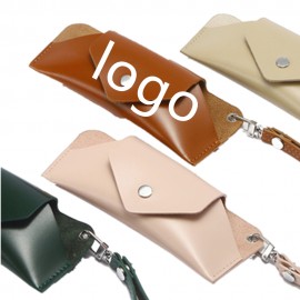 Promotional Leather Eyeglasses Holder With Lanyard  Promotional Leather Eyeglasses Holder With Lanyard
