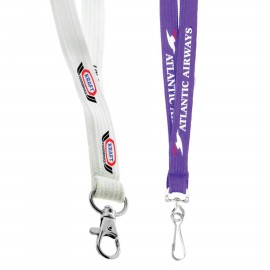 5/8" Recycled Shoe String Lanyard with Logo  5/8" Recycled Shoe String Lanyard with Logo