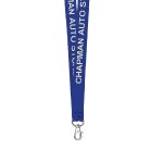 3/4" Woven Lanyard w/ Lobster Claw - "Select" Weave with Logo