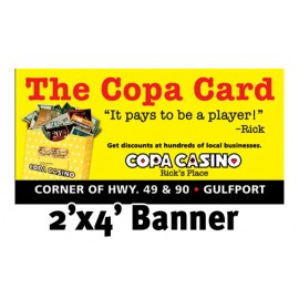 Personalized Banner 2'x4'