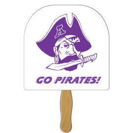 Promotional Round Top Hand Fan  Promotional Round Top Hand Fan
