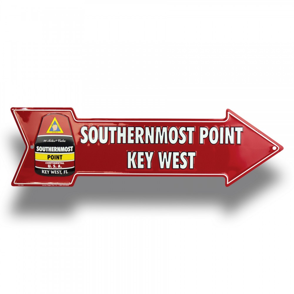 Custom Embossed Arrow Sign (6"x20") Logo Branded Custom Embossed Arrow Sign (6"x20") Logo Branded