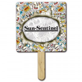 Square Stock Shape Mini Fan with Logo  Square Stock Shape Mini Fan with Logo