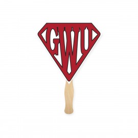 Personalized Gem Sandwich Hand Fan  Personalized Gem Sandwich Hand Fan