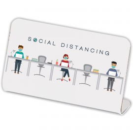 Economy Plastic Signs: 10-25 sq. in. with Logo