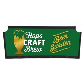 6.5-ft. W x 3.25-ft. H Premium Barricade Replacement Banner with Logo  6.5-ft. W x 3.25-ft. H Premium Barricade Replacement Banner with Logo