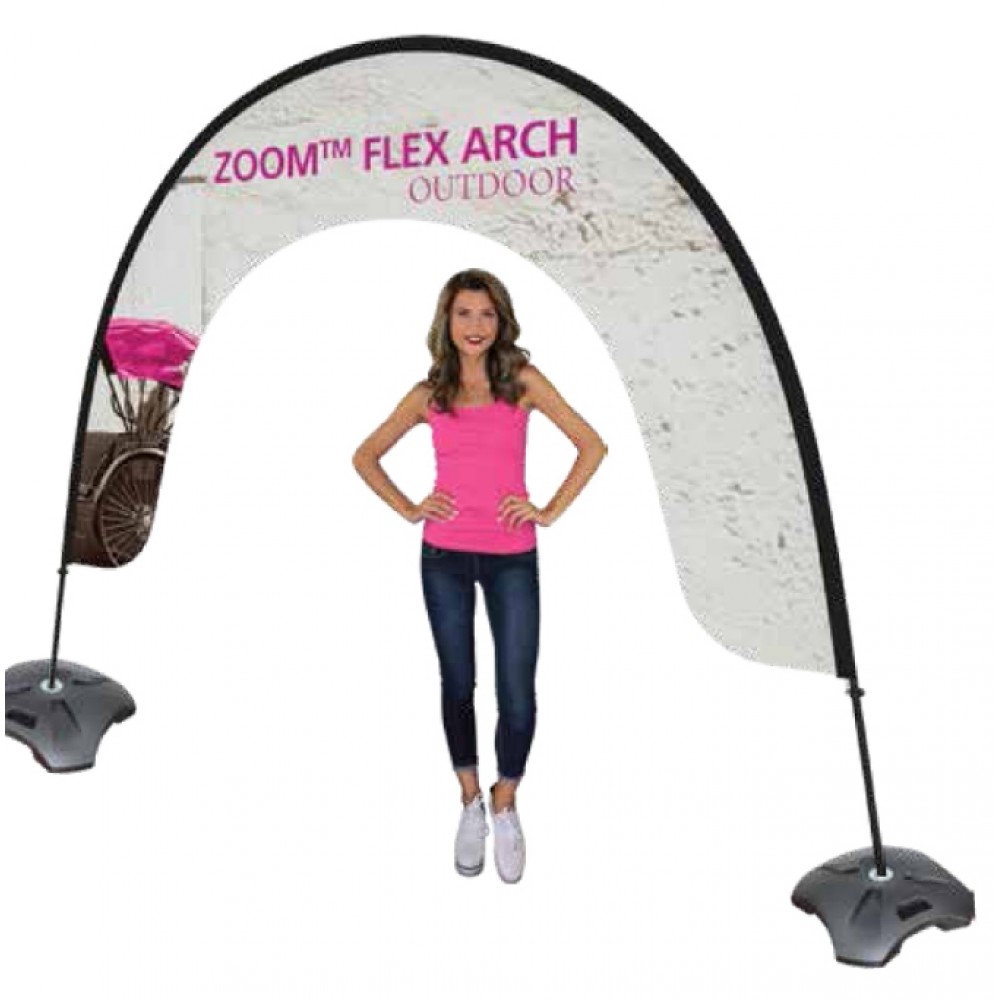 Zoom Flex Arch Single-Sided Display with Logo