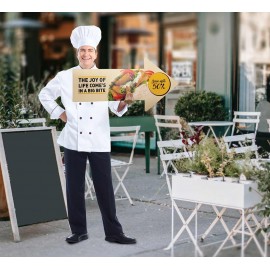 Customized Directional Arrow Signs, Single Sided (4' x 1.5ft)